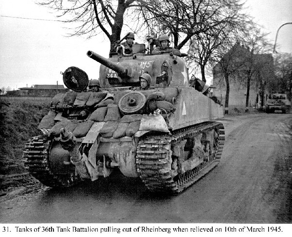 36th Tank Bn. M-24 tank, Venlo, Holland, April 1945